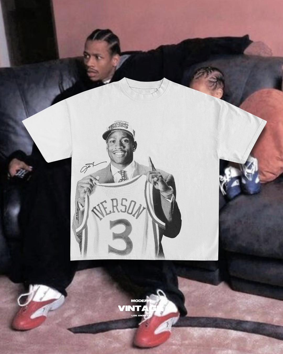 Iverson “Draft Day” OG RESTOCK Tee (WHITE)