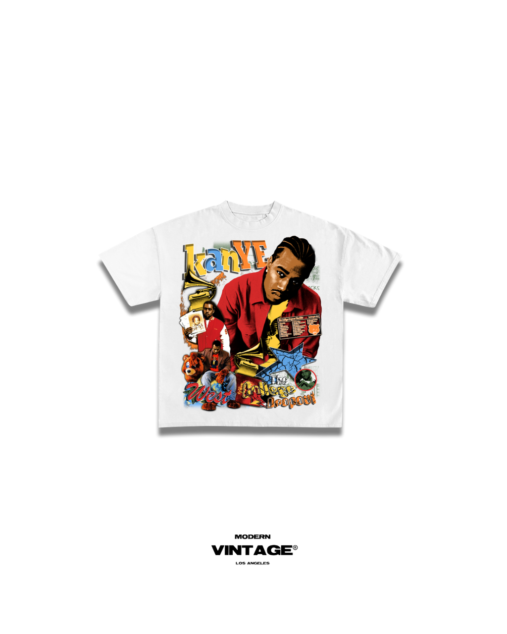 KIDS - The College Drop Out “00’s Vintage” Tee (WHITE)