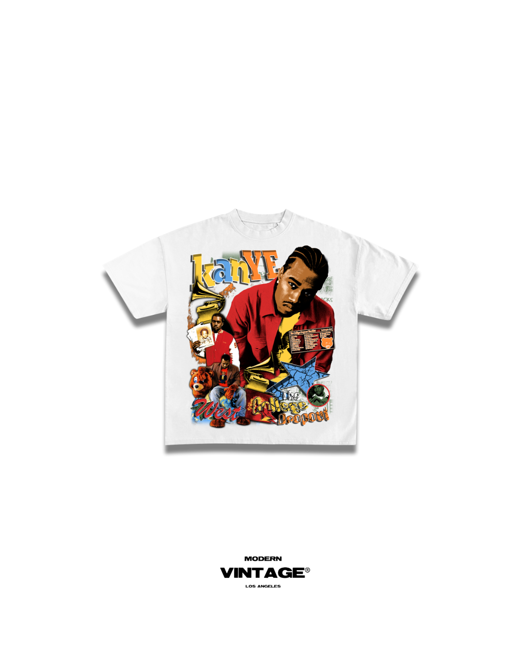 KIDS - The College Drop Out “00’s Vintage” Tee (WHITE)