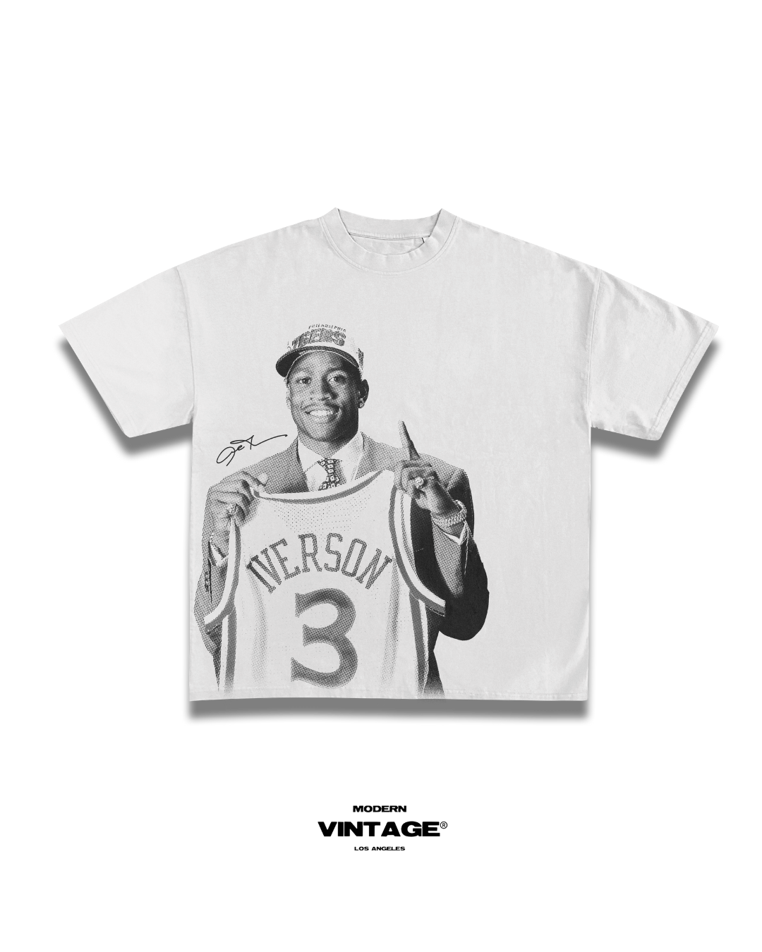 Iverson “Draft Day” OG RESTOCK Tee (WHITE)