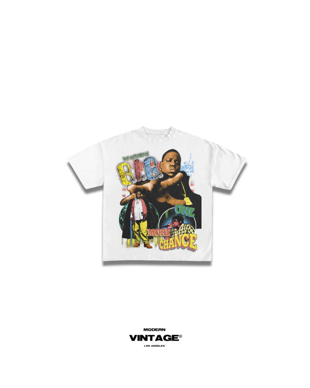 KIDS - Biggie Smalls “90’s Vintage” Tee (WHITE)