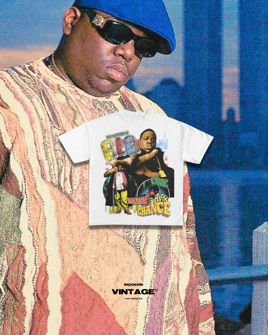 KIDS - Biggie Smalls “90’s Vintage” Tee (WHITE)