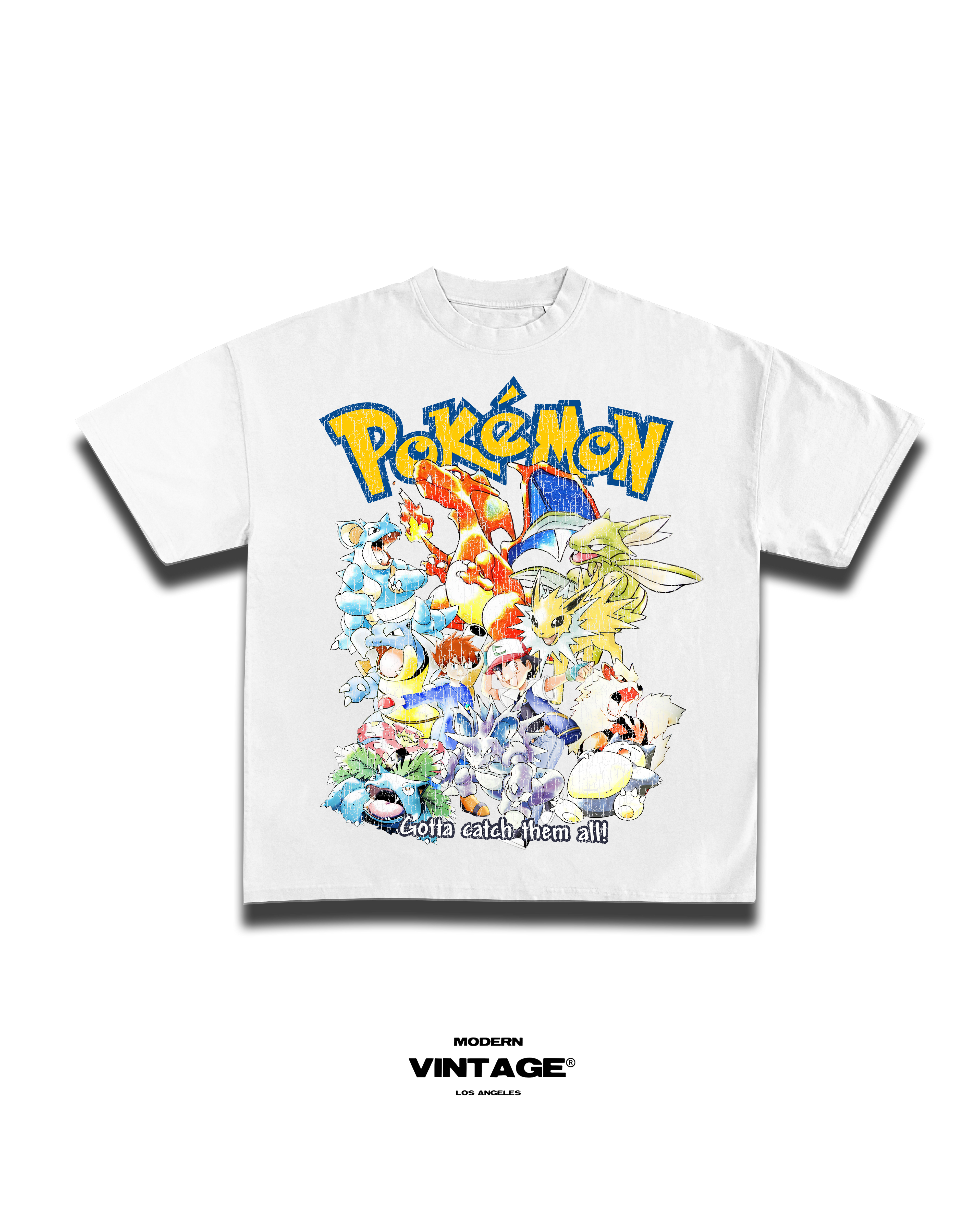 Vintage “Pokemon” Tee (WHITE)