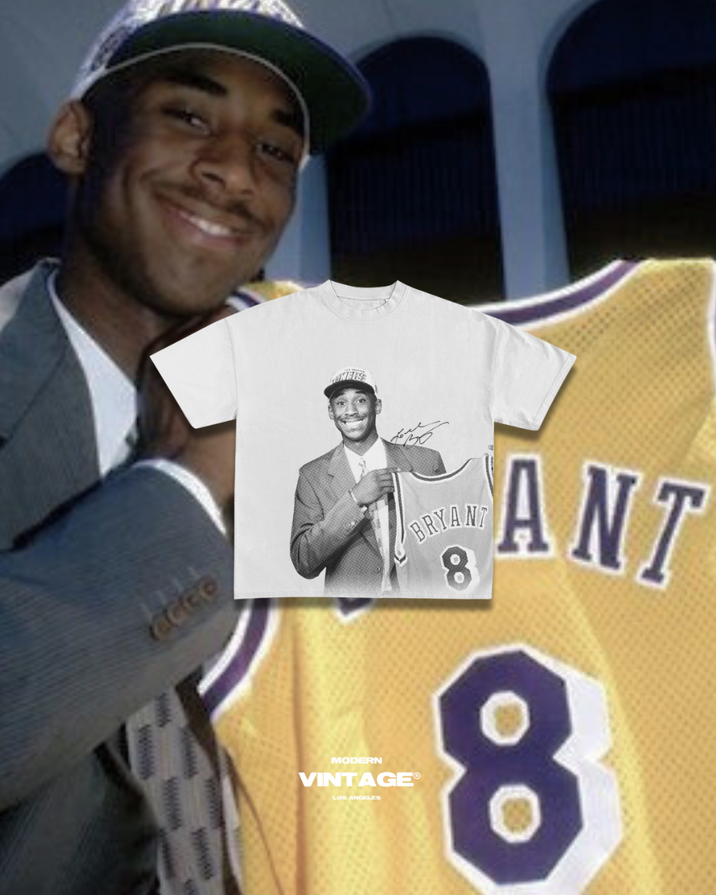 KIDS - Kobe “Draft Day” OG RESTOCK Tee (WHITE)