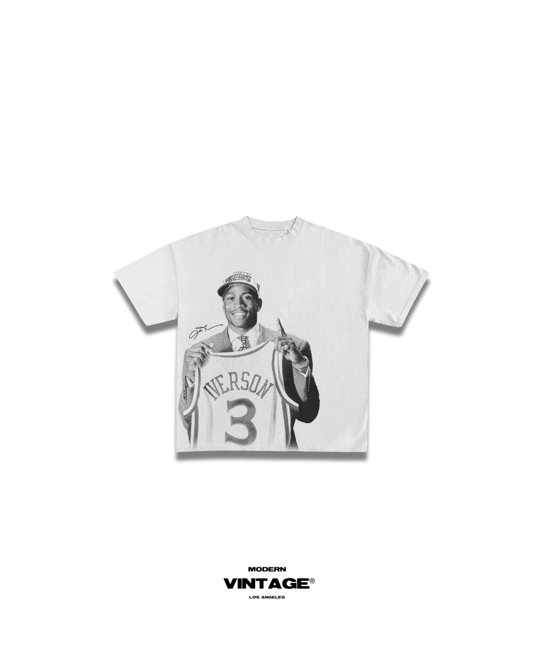 KIDS - Iverson “Draft Day” OG RESTOCK Tee (WHITE)