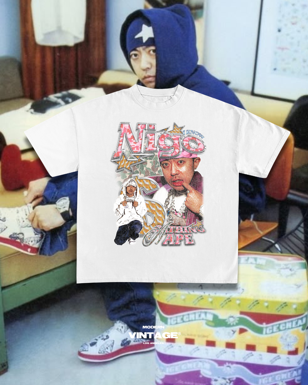 Nigo “Vintage” Tee (WHITE)