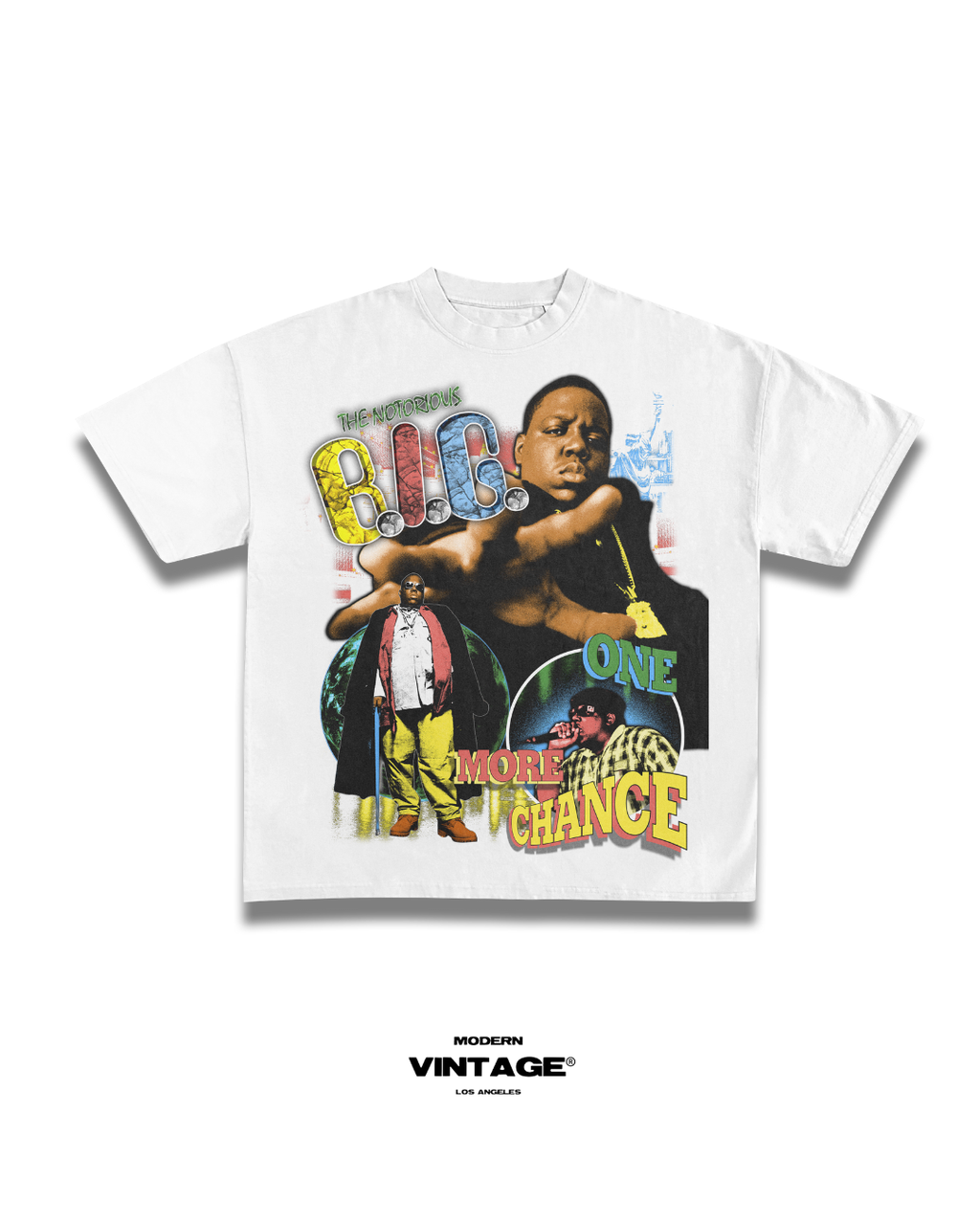 Biggie Smalls “90’s Vintage” Tee
(WHITE)