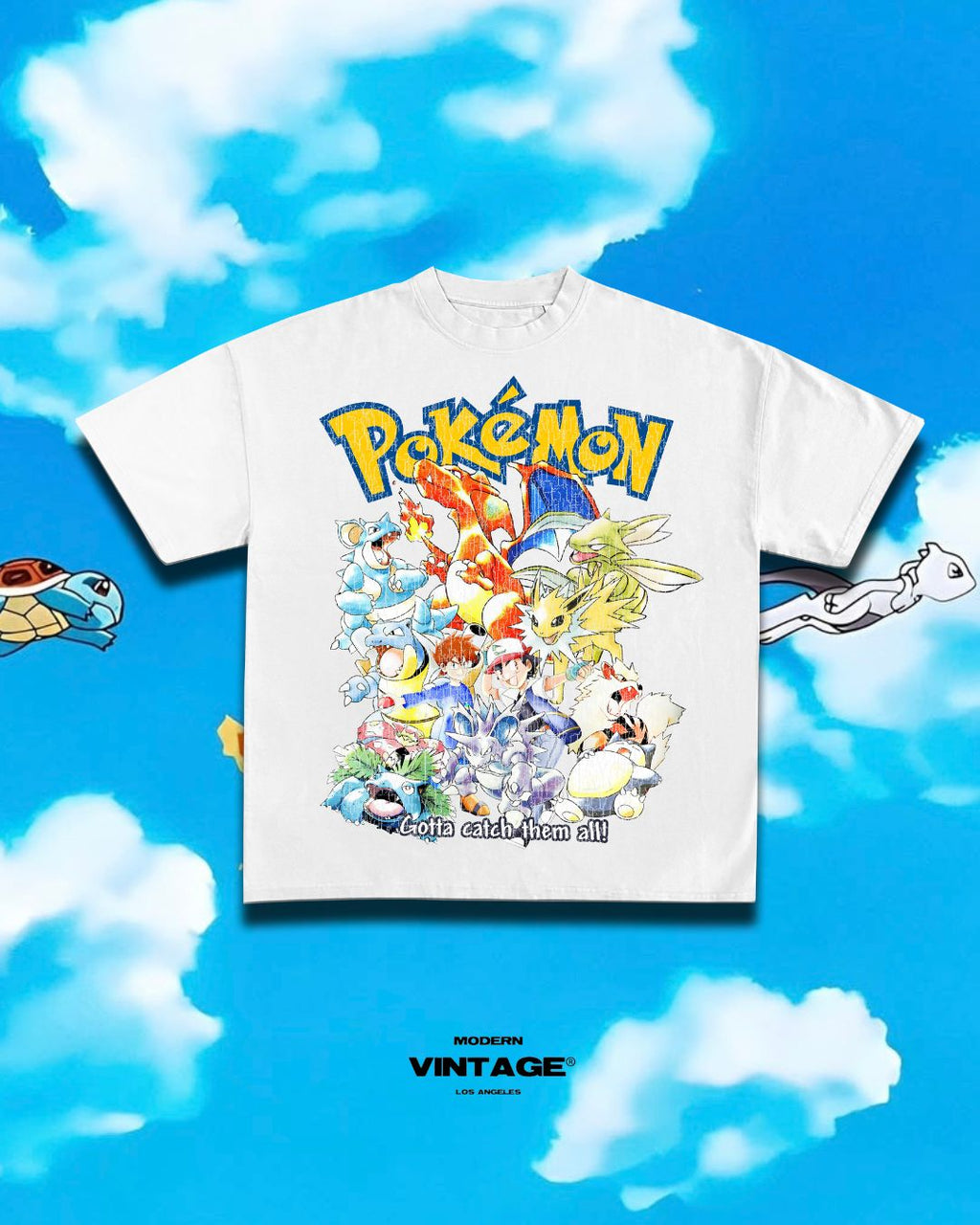 Vintage “Pokemon” Tee (WHITE)