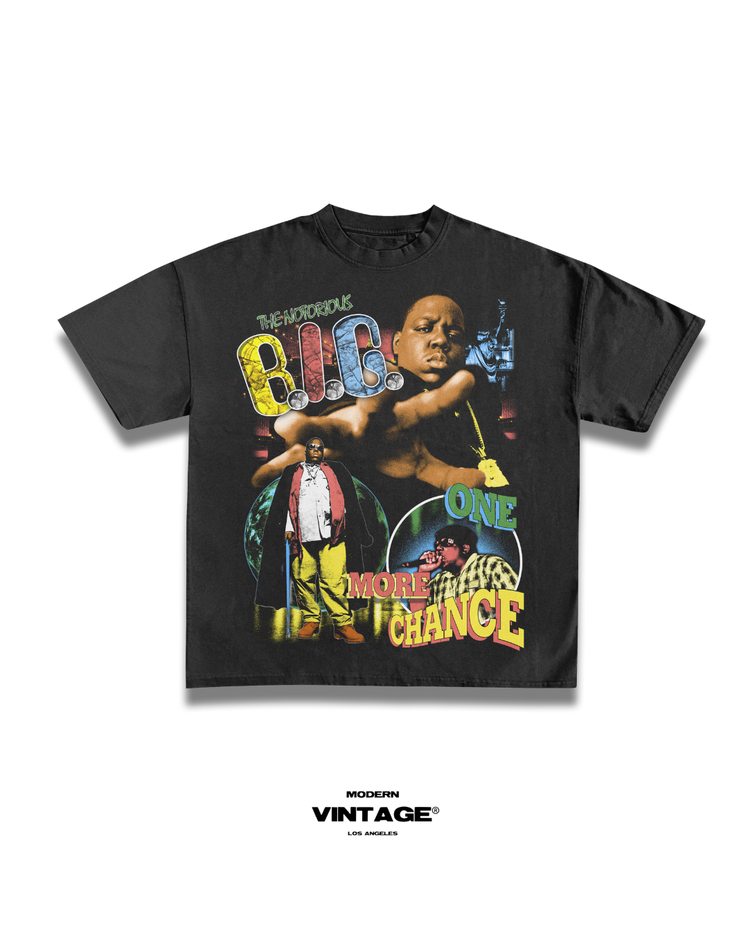 Biggie Smalls “90’s Vintage” Tee (BLACK)